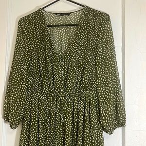 Zara Polkadot Women Long Dress